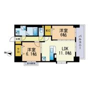 アルページュ西新の間取り画像