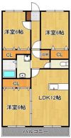 インペリアル上の原の間取り画像
