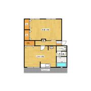 第2ヒルズ岡徳の間取り画像