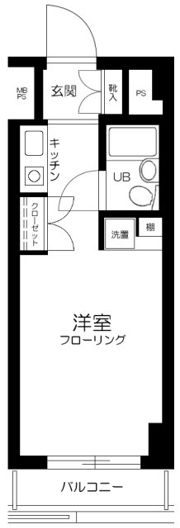 キャッスルマンション笹塚の間取り画像