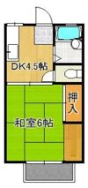ヤングハイツ三郎丸の間取り画像