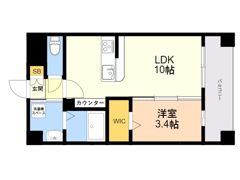 KL東比恵の間取り画像