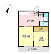 ハイツマルミAの間取り画像