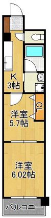 ラフィーネ到津学園通りの間取り画像