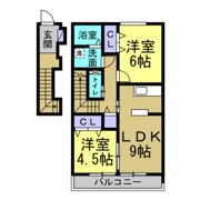 仮称 知多八幡アパートの間取り画像