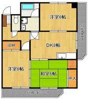 マークハイツ若葉の間取り画像