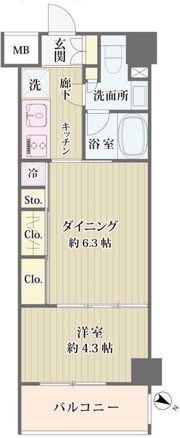 IBIS市ヶ谷の間取り画像