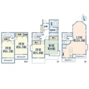 吉祥寺北町2丁目戸建の間取り画像