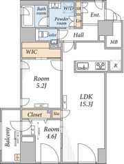 THE MAYFAIRの間取り画像