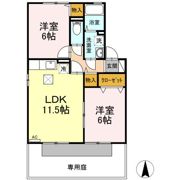 エントピア余戸Ⅱ B棟の間取り画像