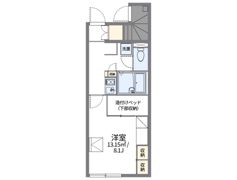 レオパレスヴィラポワールの間取り画像