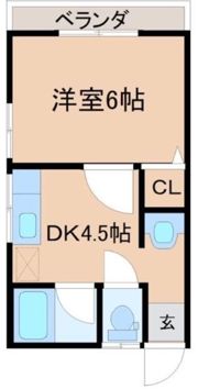 第5白王荘の間取り画像