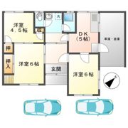 白石貸家の間取り画像