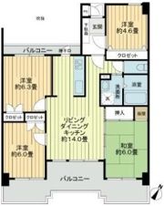 シティライフ県立大通りの間取り画像