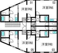 ジュネス東條の間取り画像