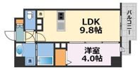 ミラージュパレス天王寺堀越町の間取り画像