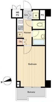 ルーブル大森八番館の間取り画像