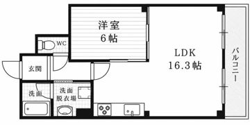 ハウゼケイ魚崎の間取り画像