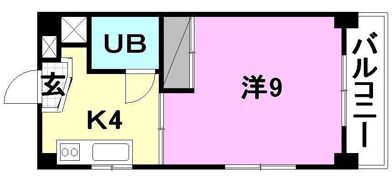 アルジェント朝生田の間取り画像