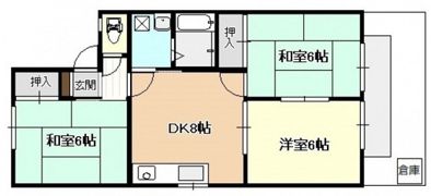 セジュール荒谷川の間取り画像