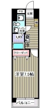 グランシャルム葛西(F-066)の間取り画像