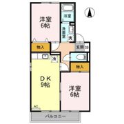 リトルバード津高 A棟の間取り画像