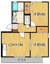 メルベーユ前田の間取り画像
