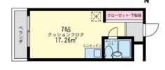 ハイツ・衣笠の間取り画像