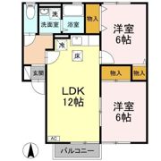 カルフール松本 B棟の間取り画像