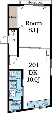 シルクメゾンの間取り画像