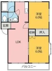 キャッスル中島Ⅰの間取り画像