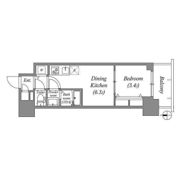 エスリードレジデンス都島デュオの間取り画像