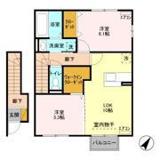 サンモールⅡの間取り画像