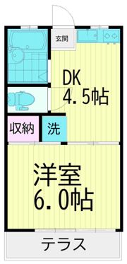 弥生荘の間取り画像