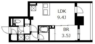 ルジェンテ赤坂の間取り画像