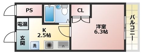 エンゼルプラザ瀬田の間取り画像