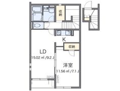 クレイノクオーレ狭山の間取り画像