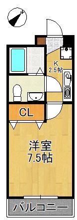 ヴィラアカデミアの間取り画像