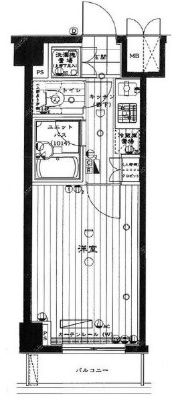 ルーブル東蒲田弐番館の間取り画像
