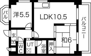 リヴァーサイド植田の間取り画像