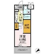 CINZA若林の間取り画像
