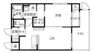 ラフィネ泉野の間取り画像