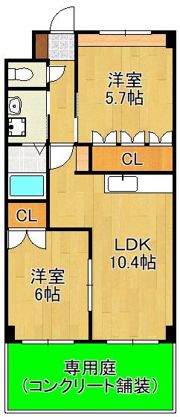 さくら館（遠賀町）の間取り画像