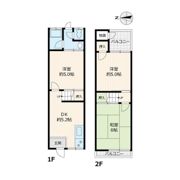 吹田市吹東町テラスハウスの間取り画像