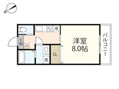 ピーエス庚午北の間取り画像