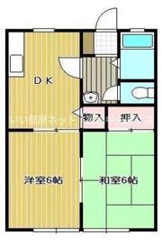 サンライフ中村の間取り画像