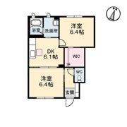 シャーメゾンきびじ A棟の間取り画像