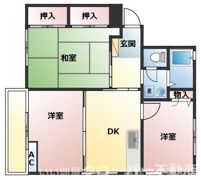グリーンヒルわかばAの間取り画像