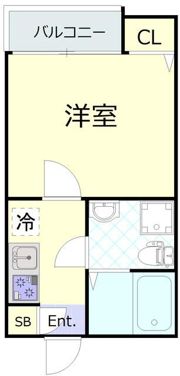 インベスト大崎6の間取り画像
