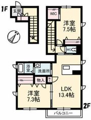 NOBLE SKYの間取り画像